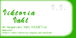 viktoria vahl business card